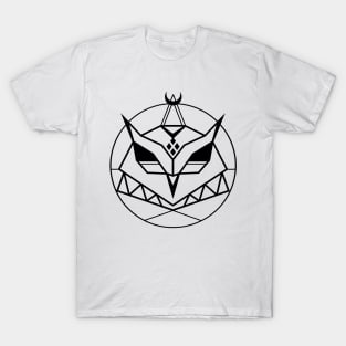 Abstract Graphic Owl T-Shirt